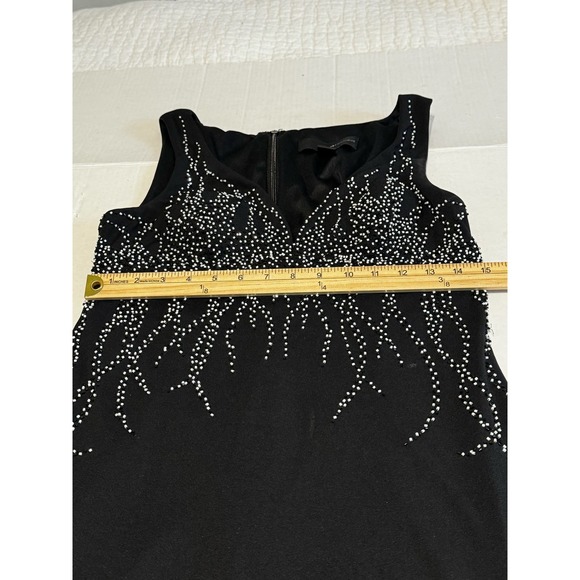 JS Boutique Women’s Dress Evening Gown‎ Prom Size 10 Black Beaded - Picture 8 of 9